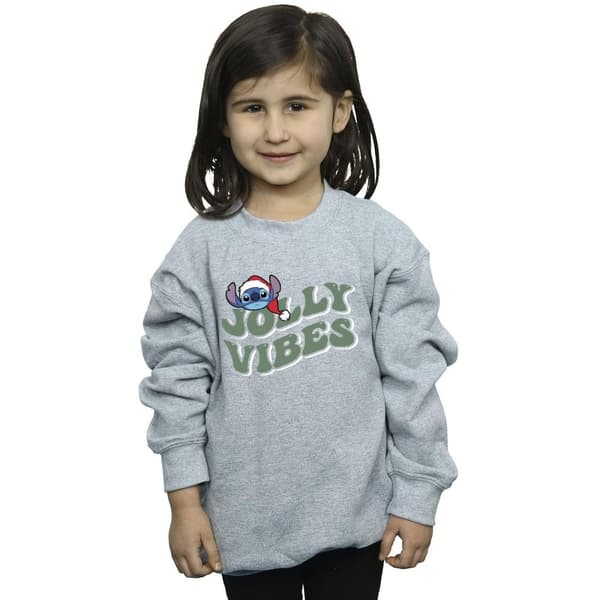 Disney Girls Lilo & Stitch Jolly Chilling Vibes Sweatshirt