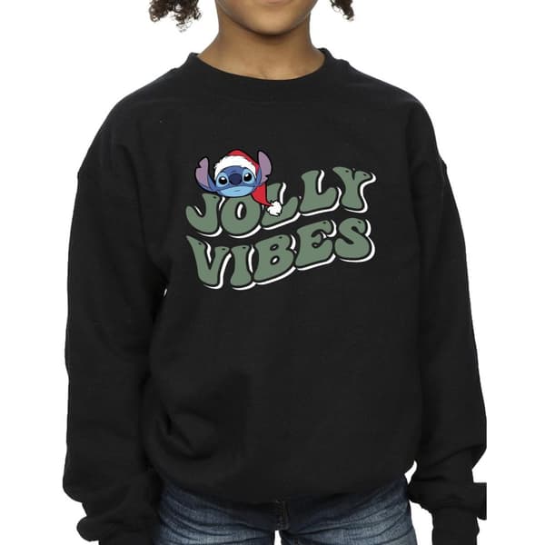 Disney Girls Lilo & Stitch Jolly Chilling Vibes Sweatshirt