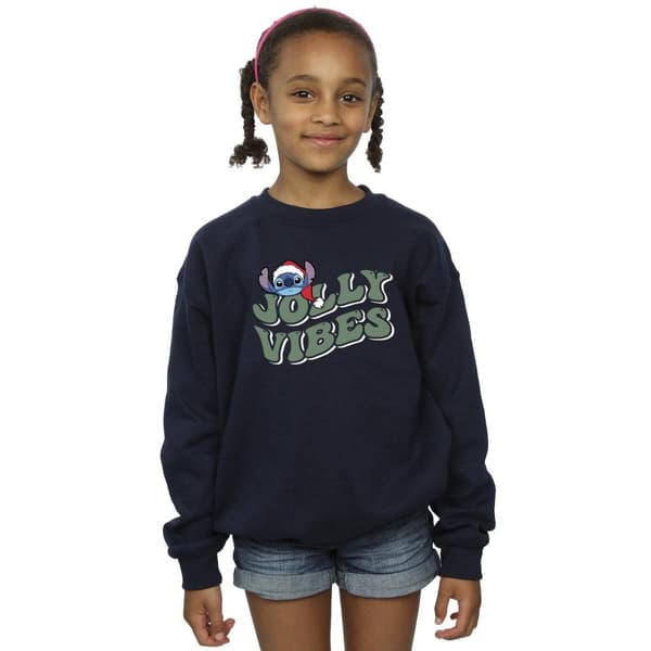 Disney Girls Lilo & Stitch Jolly Chilling Vibes Sweatshirt