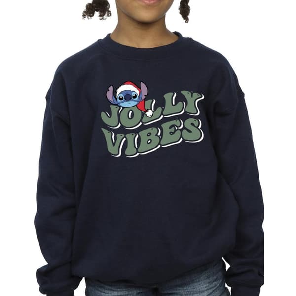 Disney Girls Lilo & Stitch Jolly Chilling Vibes Sweatshirt