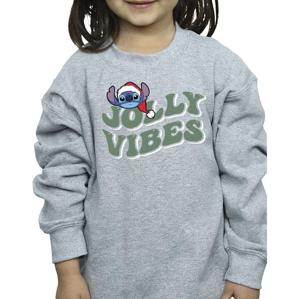 Disney Girls Lilo & Stitch Jolly Chilling Vibes Sweatshirt