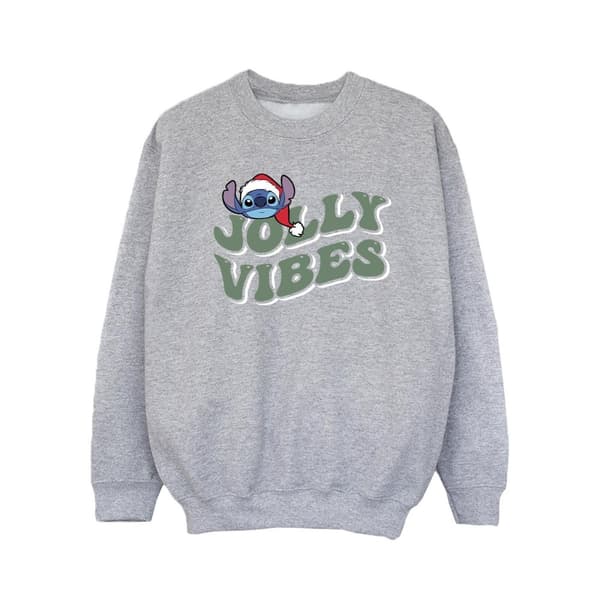 Disney Girls Lilo & Stitch Jolly Chilling Vibes Sweatshirt