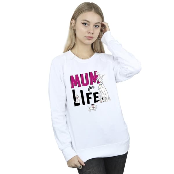 Disney Womens/Ladies 101 Dalmatians Mum For Life Sweatshirt