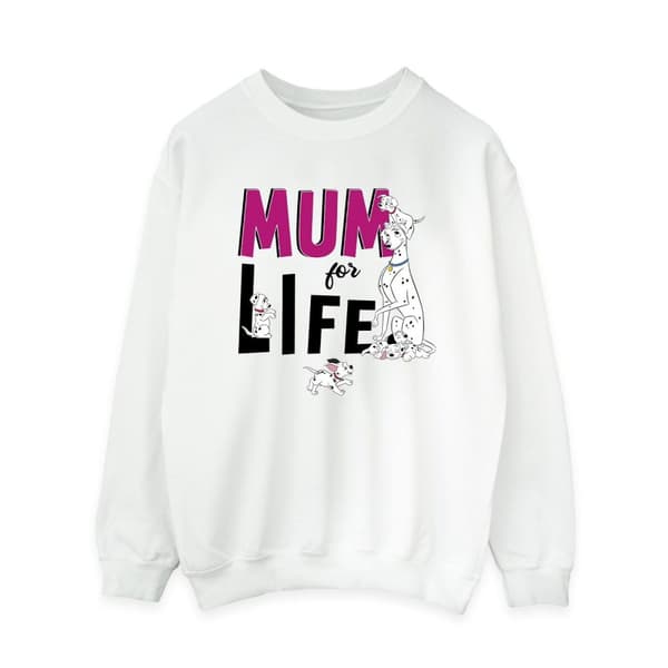 Disney Womens/Ladies 101 Dalmatians Mum For Life Sweatshirt