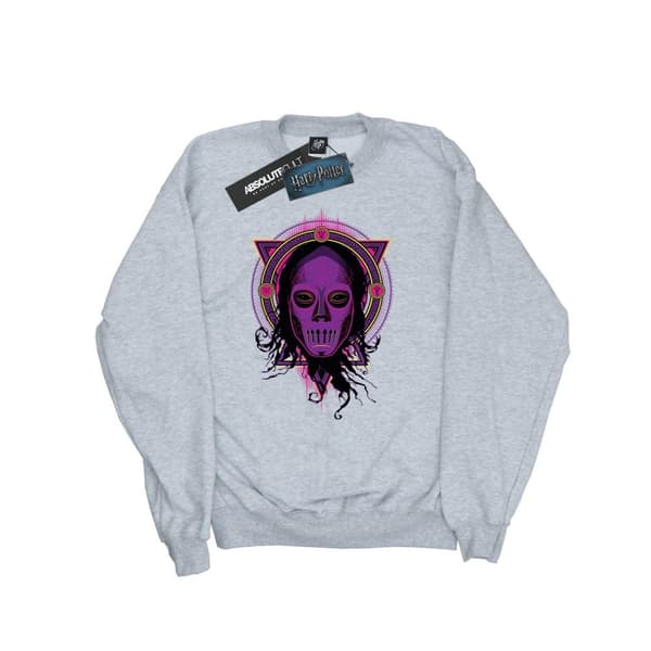 Harry Potter Boys Neon Death Eater Sweatshirt Sports Grey 7-8 Years