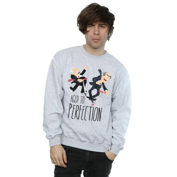 Disney Mens The Muppets Aged to Perfection Sweatshirt