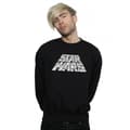 Miniatyrbilde 2 av 4: Star Wars: The Rise of Skywalker Mens Star Wars The Rise Of Skywalker Trooper Filled Logo Sweatshirt