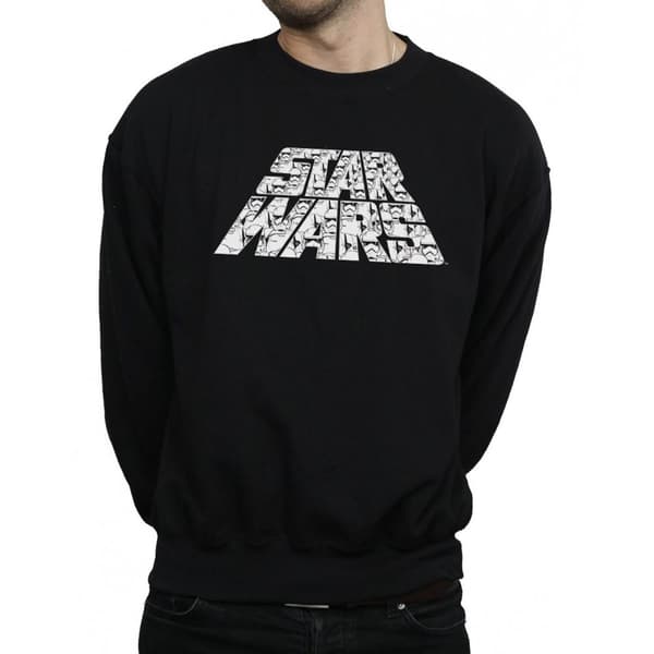 Star Wars: The Rise of Skywalker Mens Star Wars The Rise Of Skywalker Trooper Filled Logo Sweatshirt