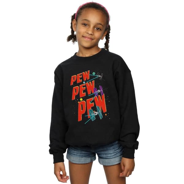 Star Wars Girls Tie Fighters Pew Pew Sweatshirt
