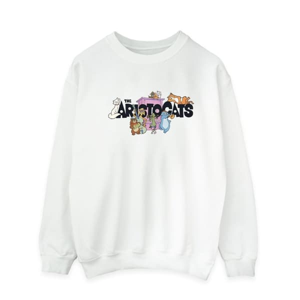 Disney Mens The Aristocats Music Logo Sweatshirt