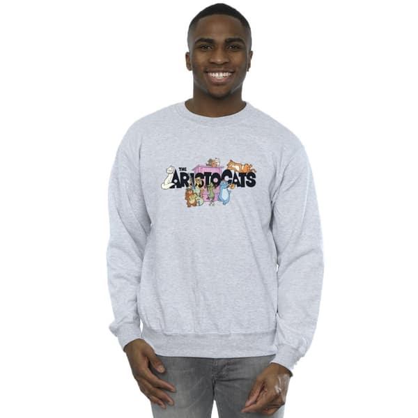 Disney Mens The Aristocats Music Logo Sweatshirt