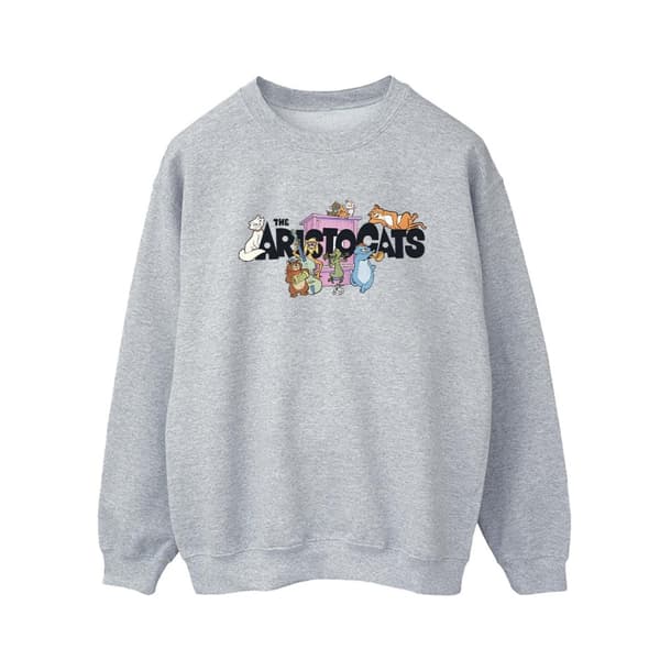 Disney Mens The Aristocats Music Logo Sweatshirt