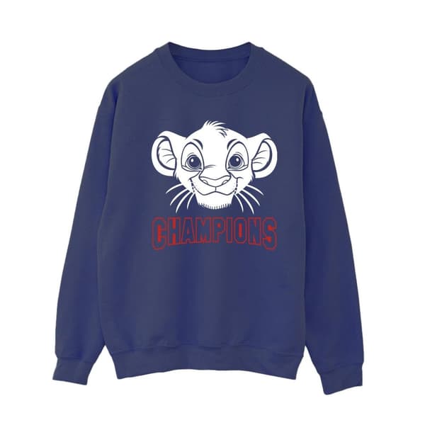 Disney Womens/Ladies The Lion King Simba Face Champion Sweatshirt