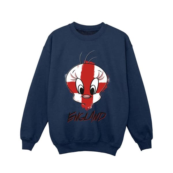 Looney Tunes Tweety England Face-tröja för flickor