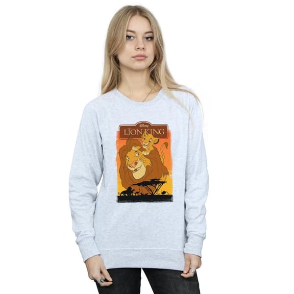 Disney Womens/Ladies The Lion King Simba And Mufasa Sweatshirt