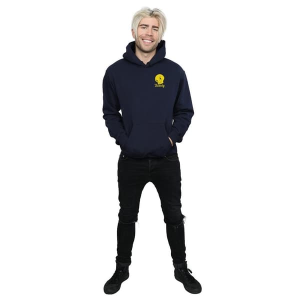 Looney Tunes Mens Tweety Pie Head Hoodie