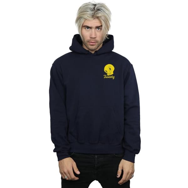 Looney Tunes Mens Tweety Pie Head Hoodie
