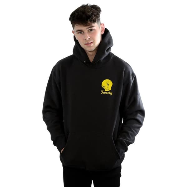 Looney Tunes Mens Tweety Pie Head Hoodie