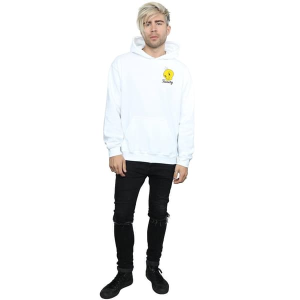 Looney Tunes Mens Tweety Pie Head Hoodie
