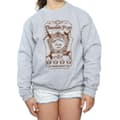 Miniatyrbilde 3 av 5: Harry Potter Girls Chocolate Frogs Mono Label Sweatshirt