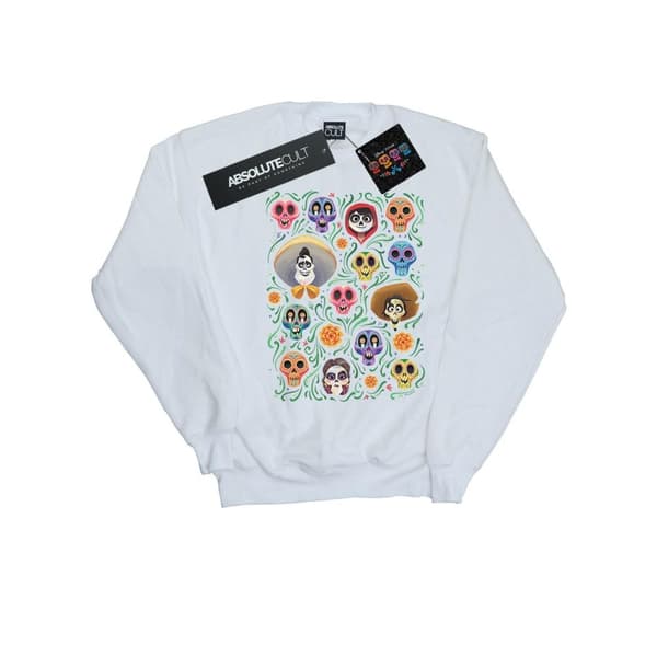 Disney Girls Coco Heads Pattern Sweatshirt