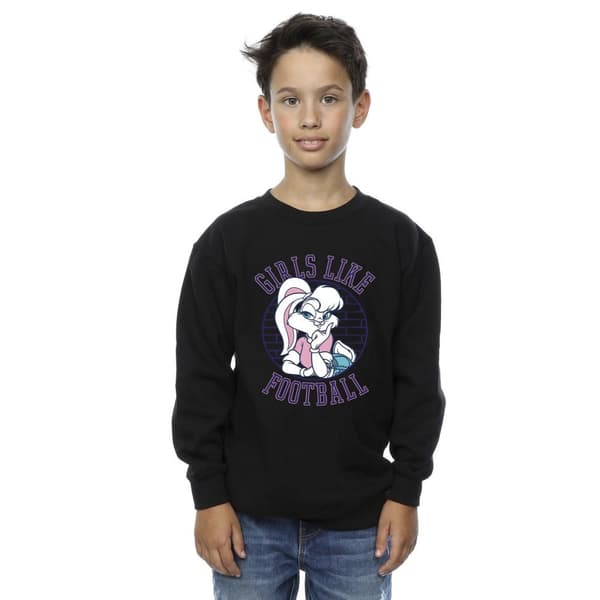 Looney Tunes Boys Lola Bunny Girls Like Football Sweatshirt