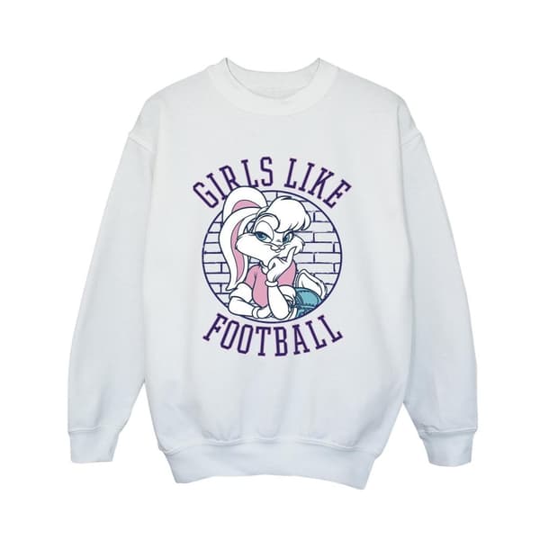 Looney Tunes Boys Lola Bunny Girls Like Football Sweatshirt