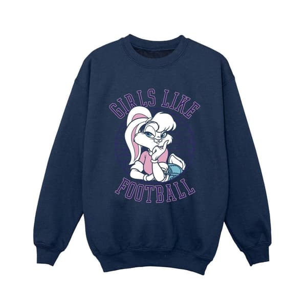 Looney Tunes Boys Lola Bunny Girls Like Football Sweatshirt