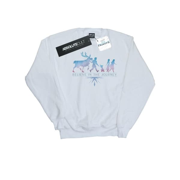 Disney Girls Frozen 2 Believe In The Journey Silhouette Sweatshirt