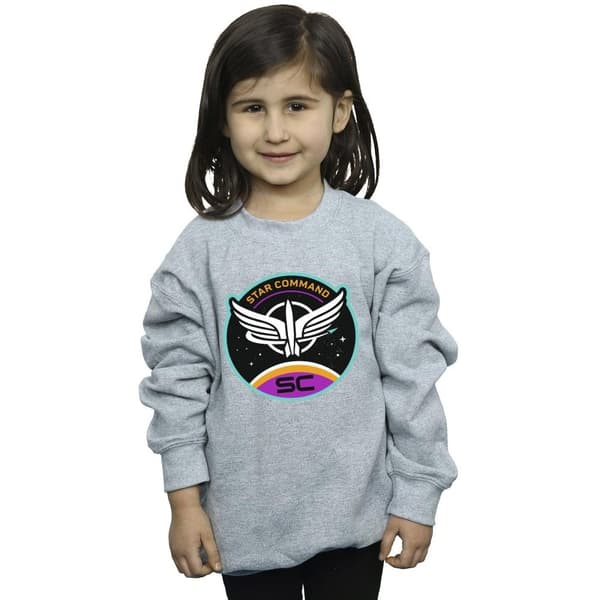 Disney Girls Lightyear Star Command Circle Sweatshirt
