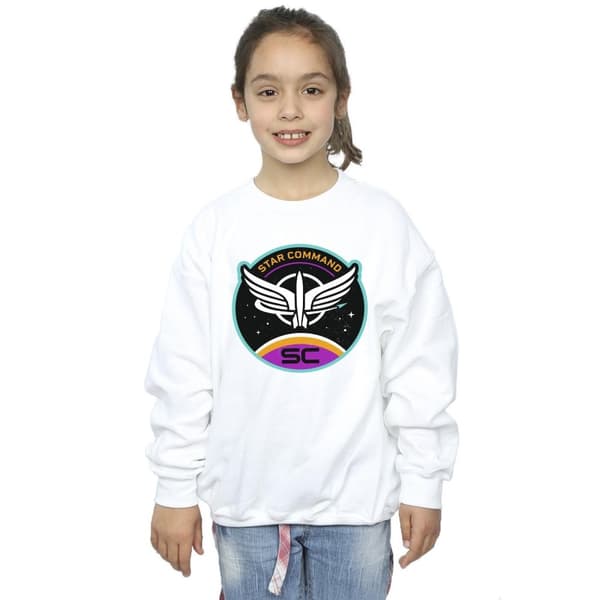 Disney Girls Lightyear Star Command Circle Sweatshirt