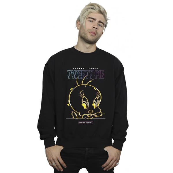 Looney Tunes Sweatshirt Tweety Glitch för herrar