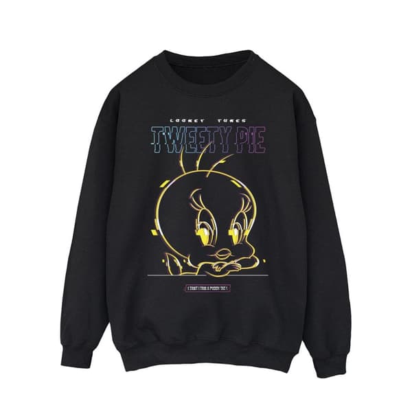 Looney Tunes Sweatshirt Tweety Glitch för herrar