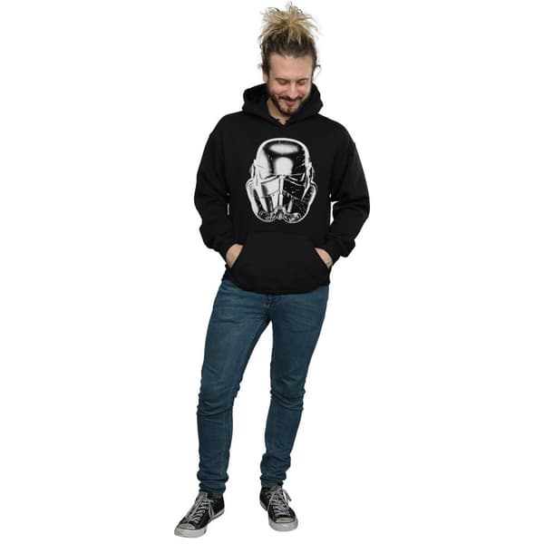 Star Wars Mens Stormtrooper Warp Speed Helmet Hoodie