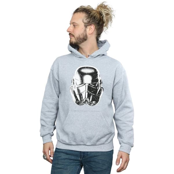 Star Wars Mens Stormtrooper Warp Speed Helmet Hoodie