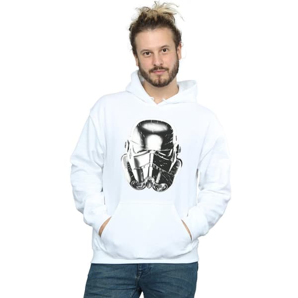 Star Wars Mens Stormtrooper Warp Speed Helmet Hoodie