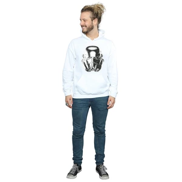 Star Wars Mens Stormtrooper Warp Speed Helmet Hoodie