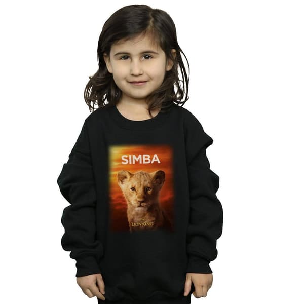 Disney Girls The Lion King Movie Baby Simba Poster Sweatshirt