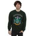 Miniatyrbilde 2 av 3: Harry Potter Mens Slytherin Crest Sweatshirt