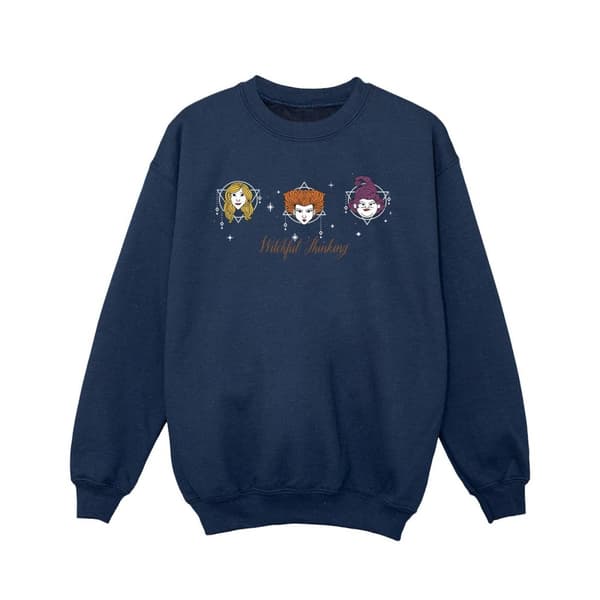 Disney Hocus Pocus Witchful Thinking-tröja för flickor Navy Blue 12-13 Years