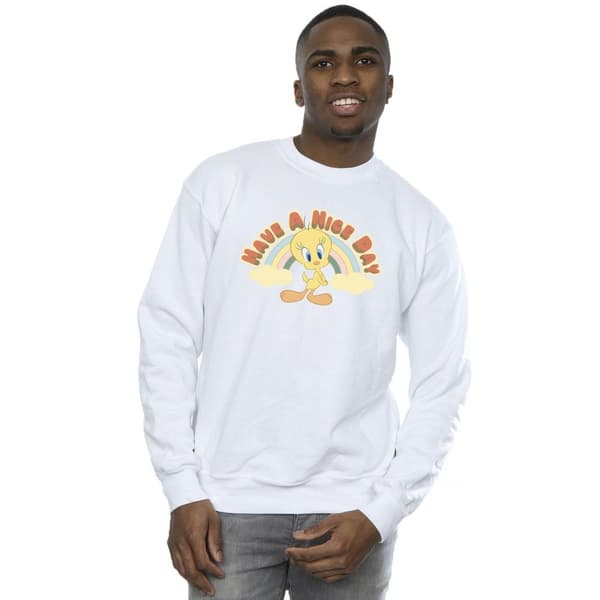 Looney Tunes Mens Have A Nice Day Sweatshirt