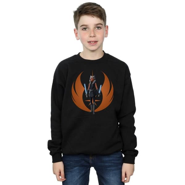 Star Wars Boys Clone Wars Ahsoka Rebel Pose Sweatshirt