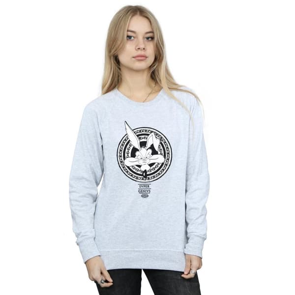 Looney Tunes Womens/Ladies Wile E Coyote Super Genius Sweatshirt