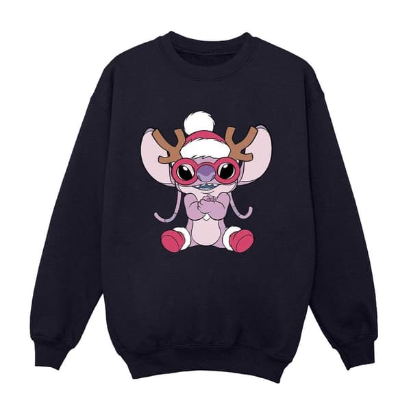 Disney Boys Lilo & Stitch Angel Reindeer Sweatshirt