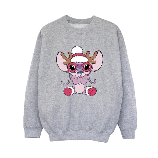 Disney Boys Lilo & Stitch Angel Reindeer Sweatshirt