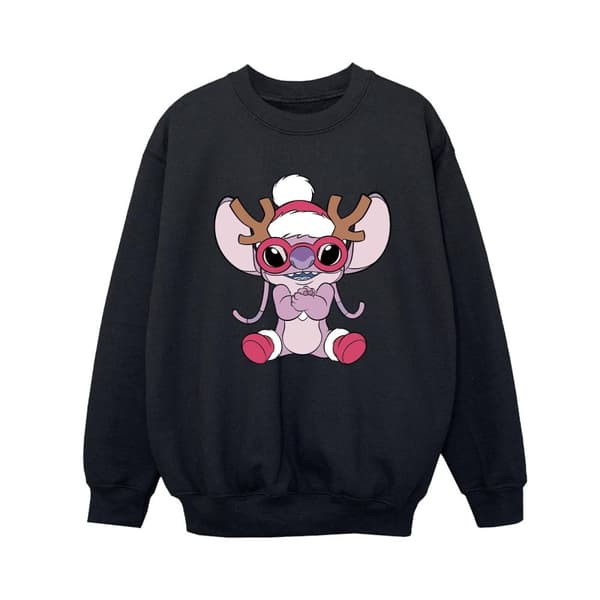 Disney Boys Lilo & Stitch Angel Reindeer Sweatshirt