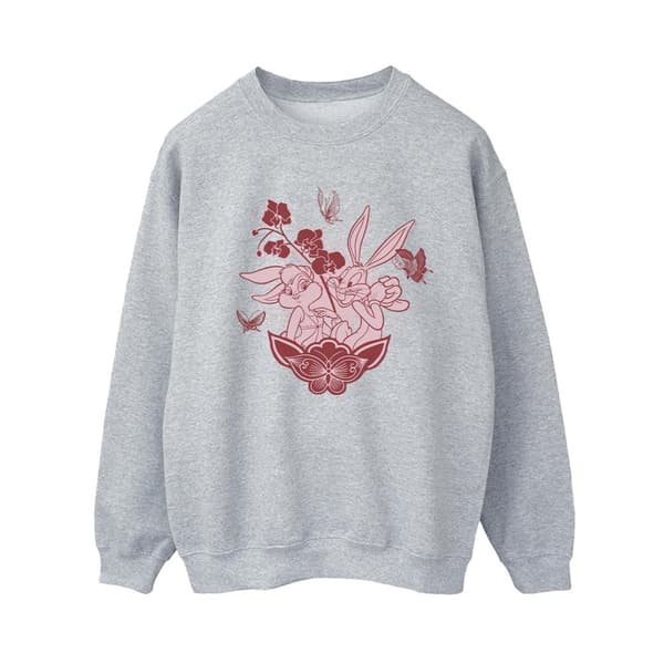 Looney Tunes Womens/Ladies Bugs Bunny And Lola Sweatshirt