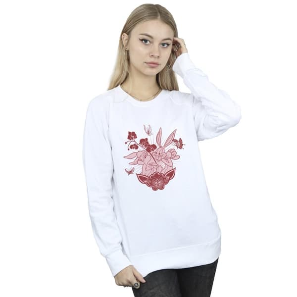 Looney Tunes Womens/Ladies Bugs Bunny And Lola Sweatshirt