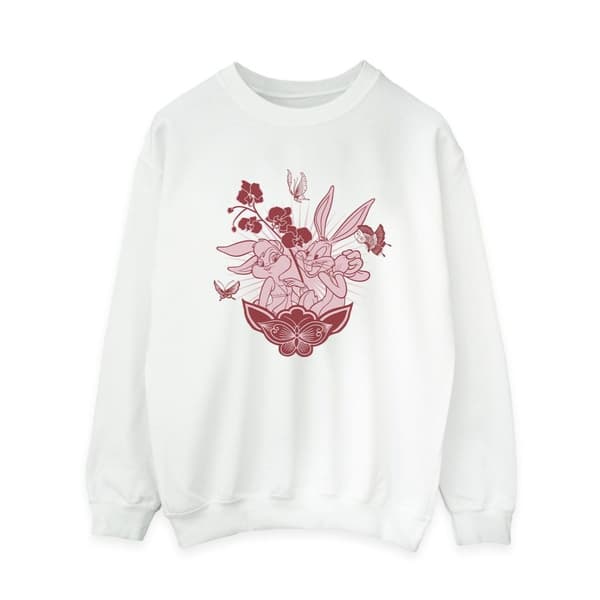 Looney Tunes Womens/Ladies Bugs Bunny And Lola Sweatshirt