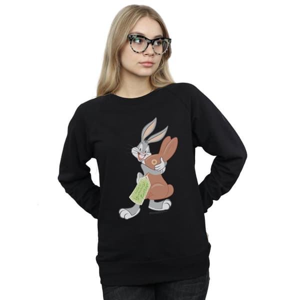 Looney Tunes Dam/Tjej Snurre Sprätt Mumsig Påsk Sweatshirt
